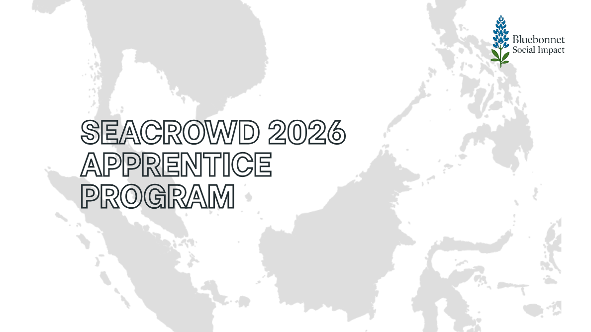 SEACrowd 2026 Apprentice Program