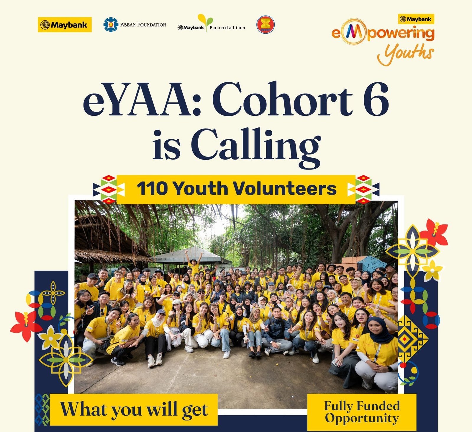 Volunteer Call for Applications: eMpowering Youths Across ASEAN (eYAA): Cohort 6