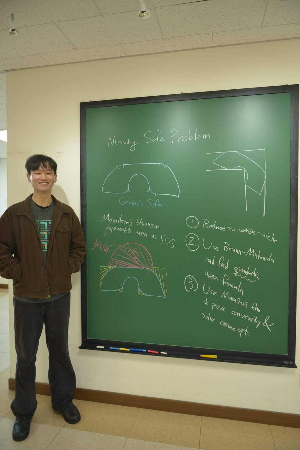 ဆိုဖာရွှေ့ခြင်း ပြဿနာကို ဖြေရှင်းပြခဲ့တဲ့ ကိုရီယားလူမျိုးသင်္ချာပညာရှင်