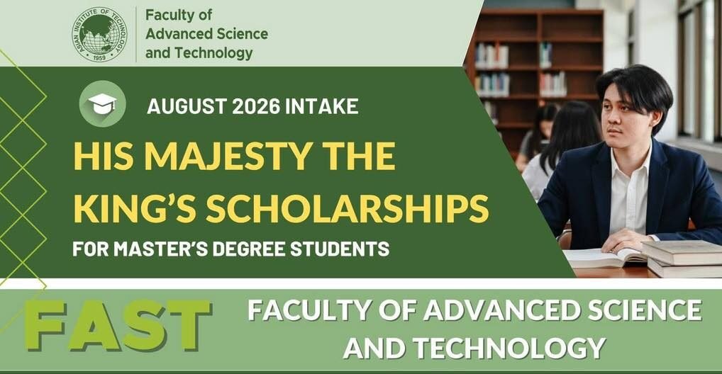 Fully-funded AIT Scholarships for Master’s and Doctoral Students